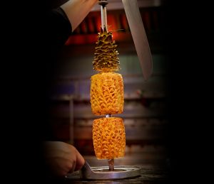Grilled Cinnamon Pineapple at Bem Brasil